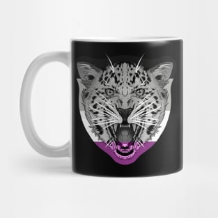 illustrated Jaguar pride series ace pride flag Mug